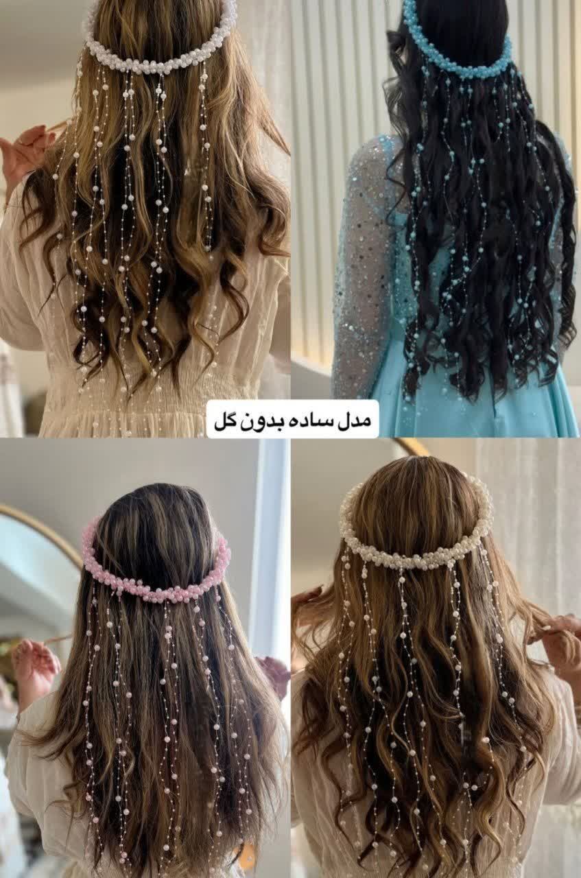 ریسه مو آبشاری مدل آویز دار